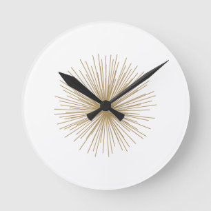 Horloge Ronde Gold Sputnik Starburst