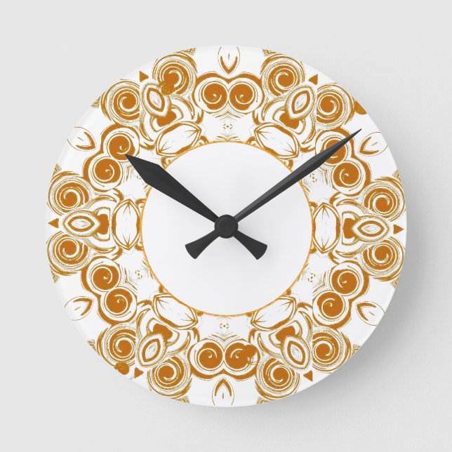 Horloge Ronde Gold Swirl (Recto)