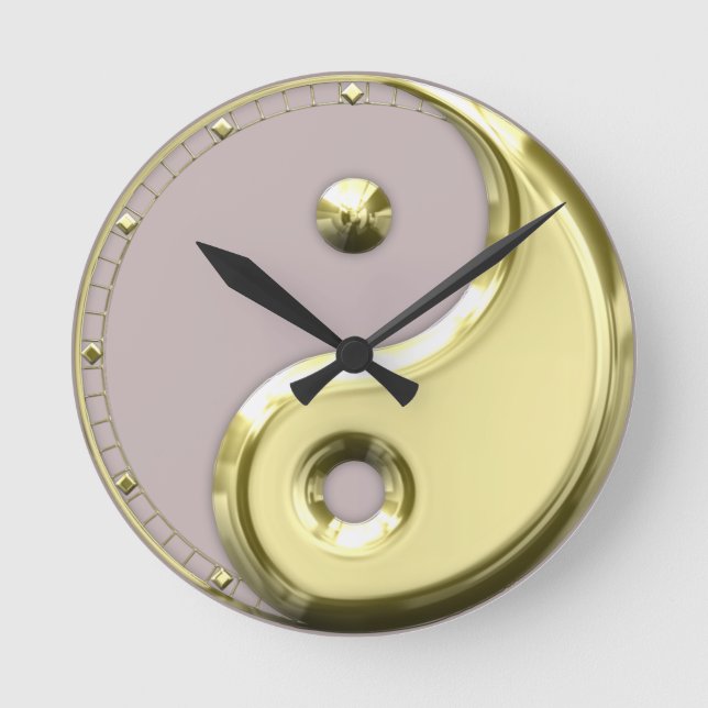 Horloge Ronde Gold Yin Yang (Recto)