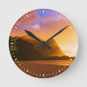 Horloge Ronde Golden beach sunset