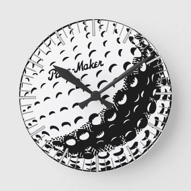 Horloge Ronde Golf Ball Clock (Recto)