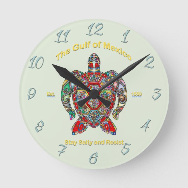 Horloge Ronde Golfe du Mexique (Recto)