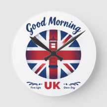 Good Morning UK - Union Jack & London Téléphone Bo