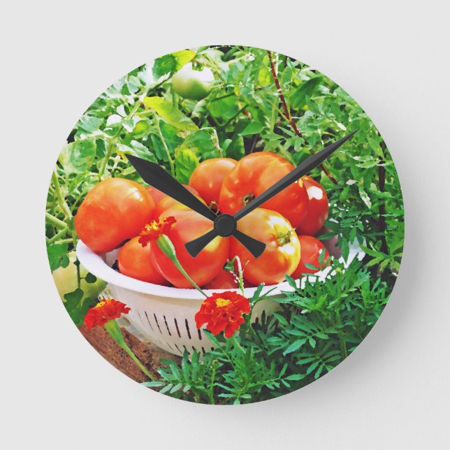 Horloge Ronde Goodies de jardin (Recto)