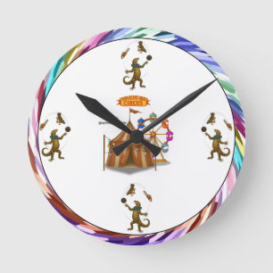 Horloge Ronde Gordy, jongleur de goannas