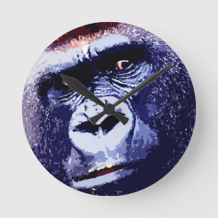 Horloge Ronde Gorilla