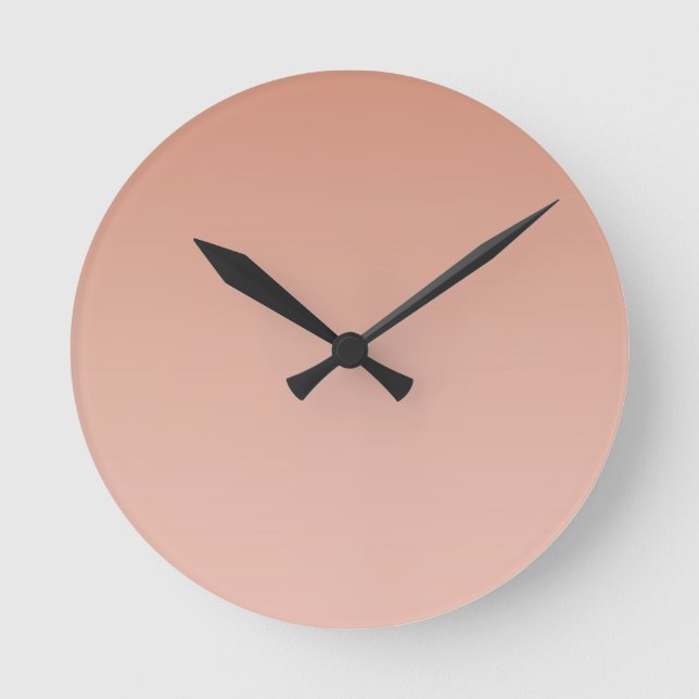Horloge Ronde Gradient lisse de la peau (Recto)