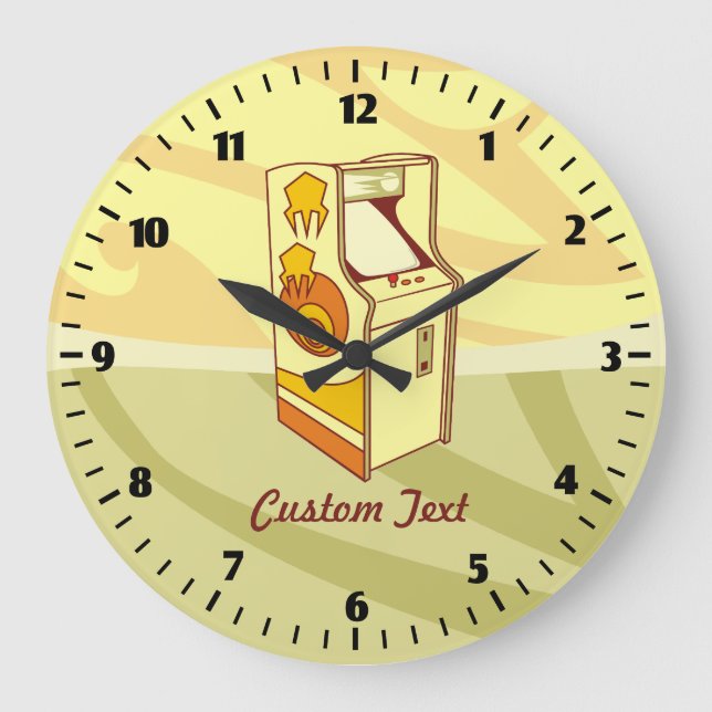 Horloge Ronde Grande console de jeu d'arcade (Recto)