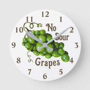 Horloge Ronde Grapes Wall Clock