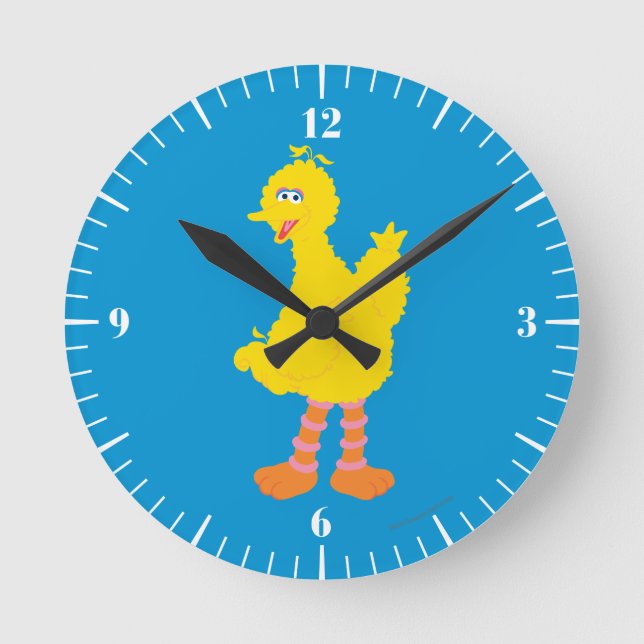 Horloge Ronde Graphisme des grands oiseaux (Recto)