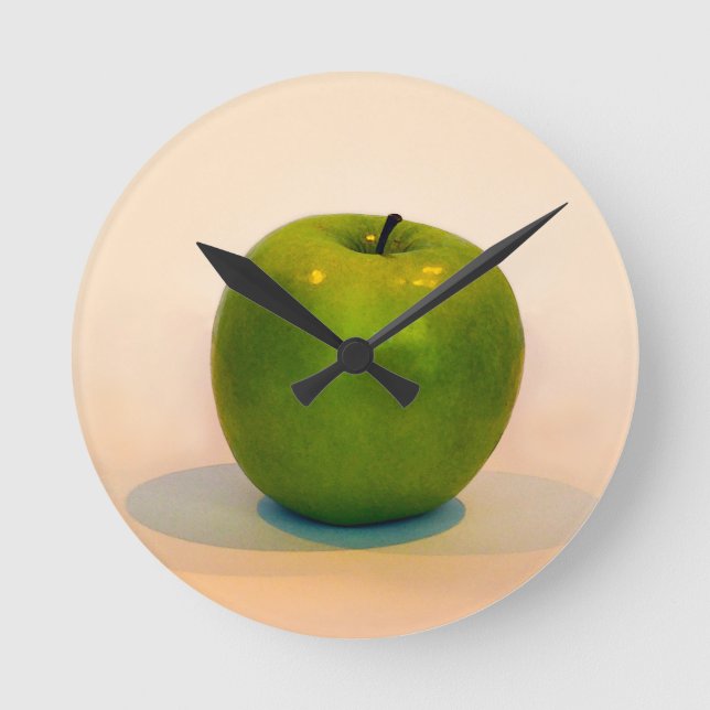 Horloge Ronde Green Apple Trio (Recto)
