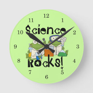 Horloge Ronde Grenades Science Rocks