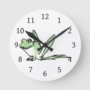 Horloge Ronde Grenouille