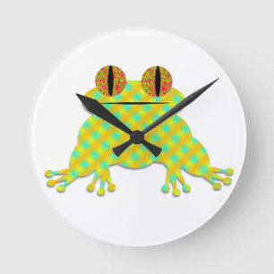Horloge Ronde Grenouille mignonne