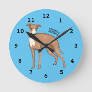 Horloge Ronde Greyhound dog