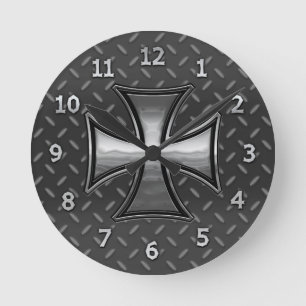 Horloge Ronde Gridiron Maltese