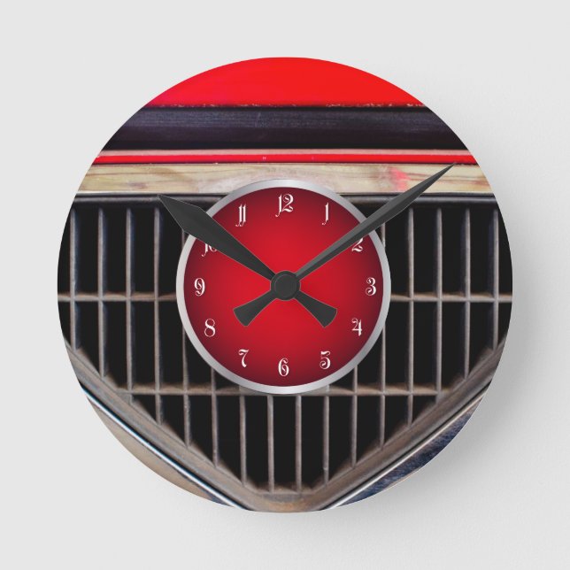 Horloge Ronde Grille de voiture (Recto)
