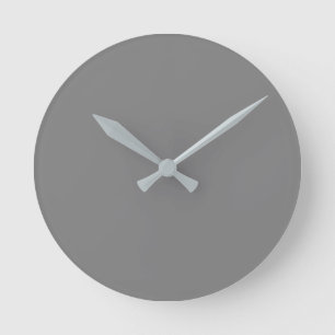Horloge ronde grise