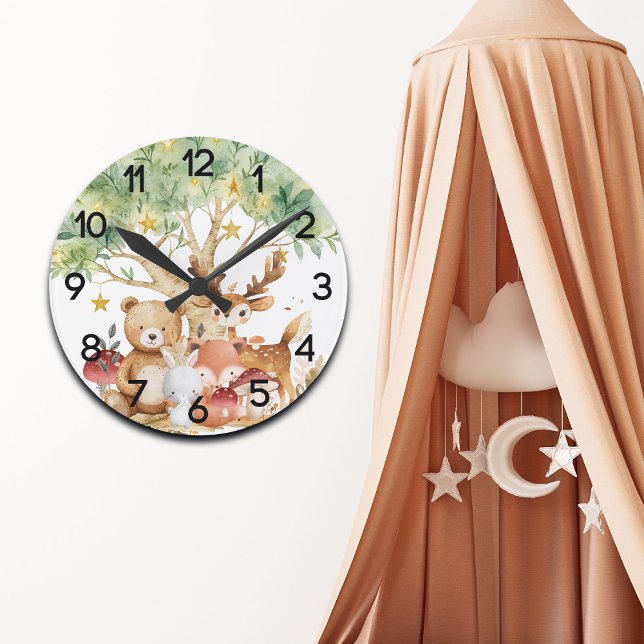 Horloge Ronde Grossiste de la forêt de Whimsical (Créateur téléchargé)