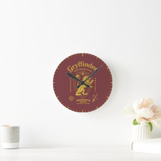 Horloge Ronde GRYFFINDOR™ Détermination Courage Bravoure Armoiri