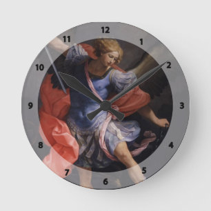 Horloge Ronde Guido Reni- Arkhangel Michael défaisant Satan