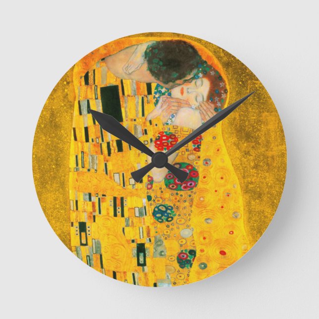 Horloge Ronde Gustav Klimt Le Baiser (Recto)