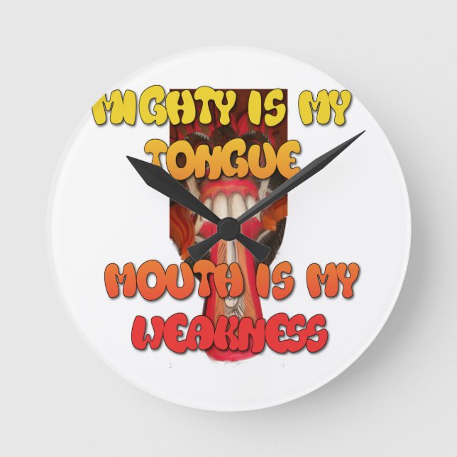 Horloge Ronde Hakuna Matata HAkuna Matata Big Mouth. (Recto)