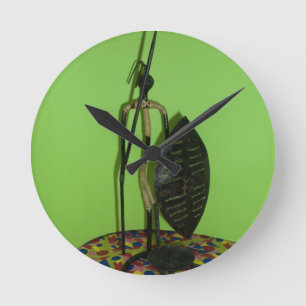 Horloge Ronde Hakuna Matata Kenya Maasai.JPG