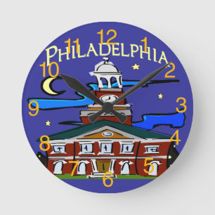 Horloge Ronde Hall à Philly