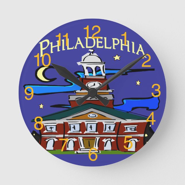 Horloge Ronde Hall à Philly (Recto)