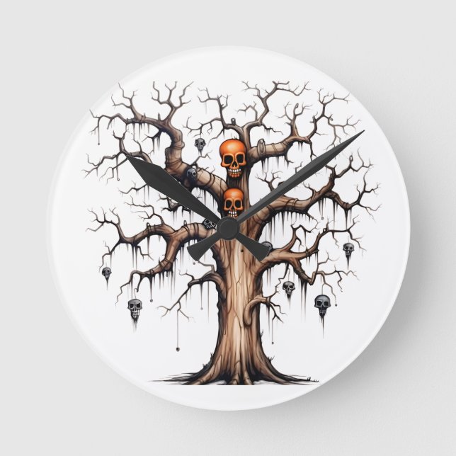 Horloge Ronde Halloween (Recto)