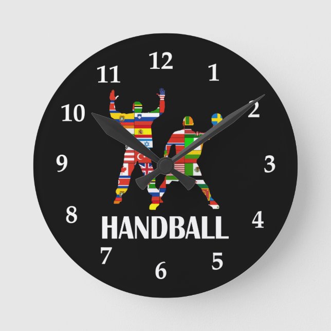 Horloge Ronde Handball (Recto)
