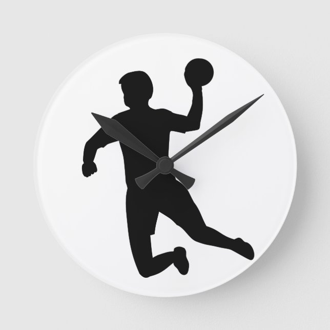 Horloge Ronde Handball player (Recto)