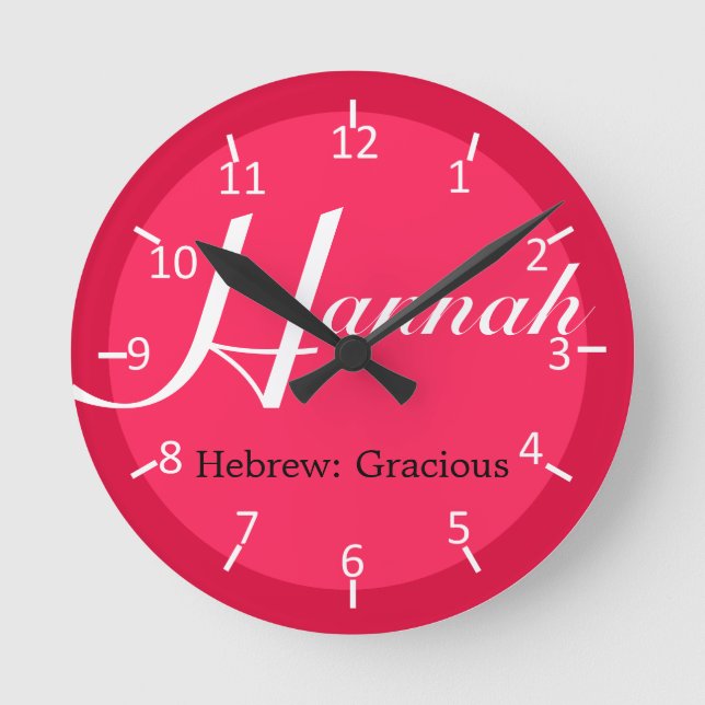 Horloge Ronde Hannah Strawberry Bicolore (Recto)