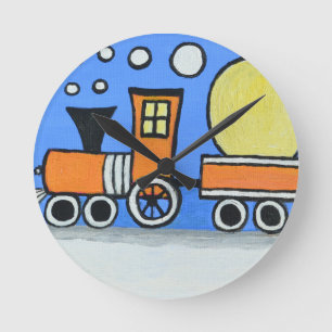 Horloge Ronde Happy Birthday