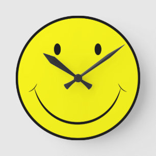 Horloge Ronde Happy Face Clock