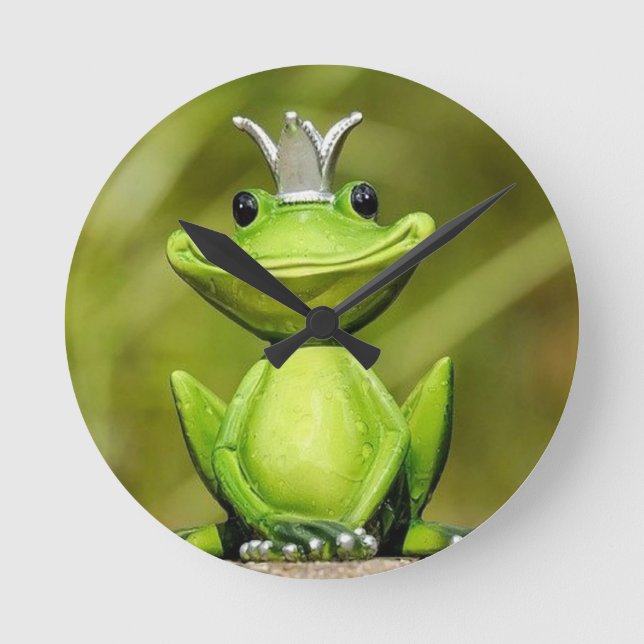 Horloge Ronde Happy frog (Recto)
