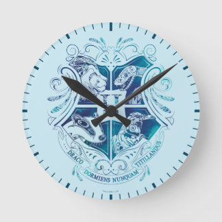 Horloge Ronde Harry Potter | Aguamenti HOGWARTS™ Crest