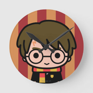 Horloge Ronde Harry Potter Cartoon Caractère Art