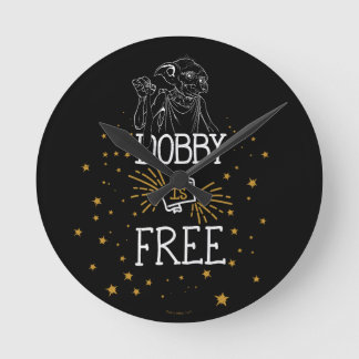 Horloge Ronde Harry Potter | Dobby Gratuit
