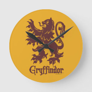 Horloge Ronde Harry Potter   Gryffindor Lion Graphic