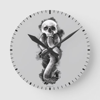 Horloge Ronde Harry Potter | Marque des Ténèbres Aquarelle