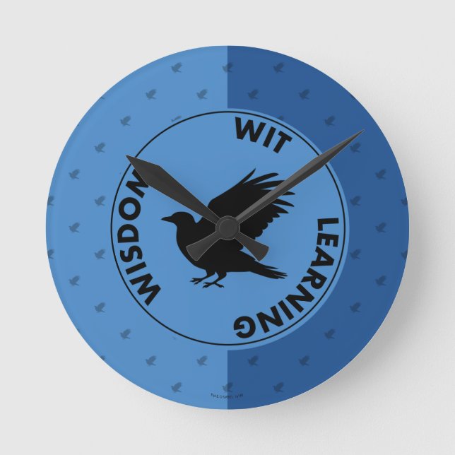 Horloge Ronde Harry Potter | RAVENCLAW™ Caractéristiques graphiq (Recto)