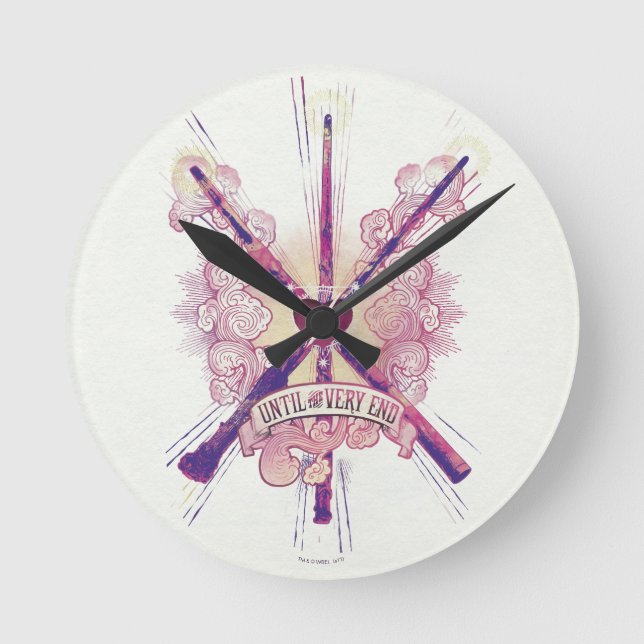 Horloge Ronde Harry Potter | Until The Very End (Recto)