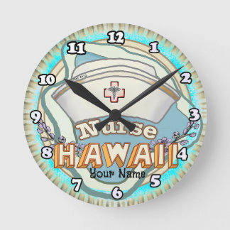 Horloge Ronde Hawaii Nurse
