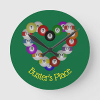 Heart of Billiard Balls Pool Shooter