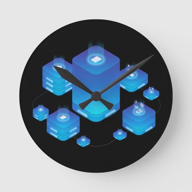 Horloge Ronde Hébergement dans le cloud (Recto)