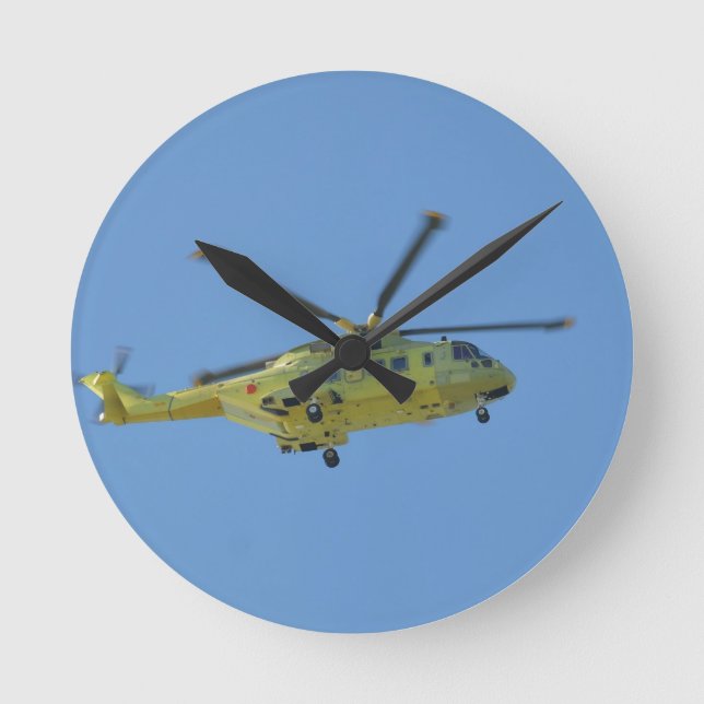 Horloge Ronde Hélicoptère aux îles de Scilly (Recto)