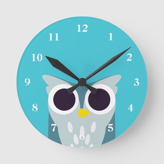 Horloge Ronde Henry le hibou (Recto)
