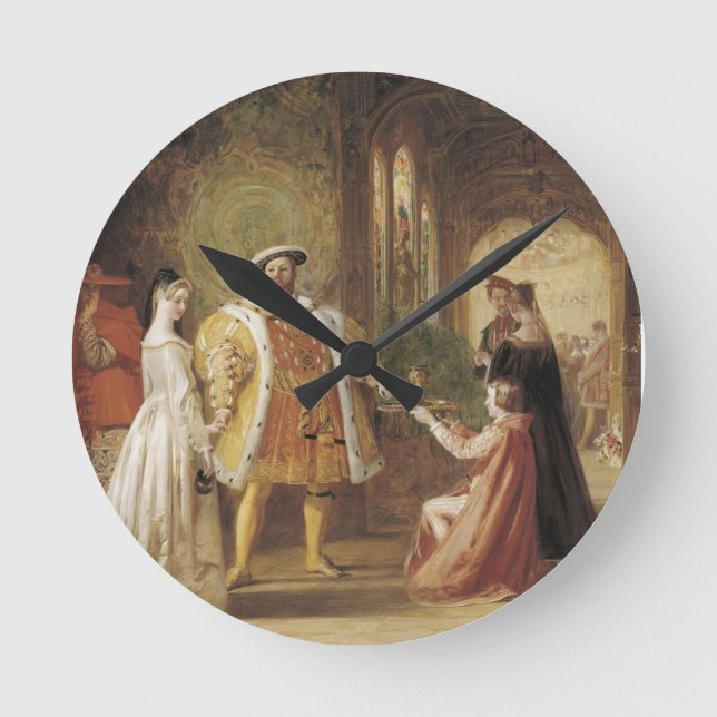 Horloge Ronde Henry VIII et Anne Boleyn (Recto)